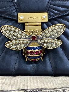 Gucci Linea Quilted Leather Bee Clutch Bag - Bergdorf Goodman